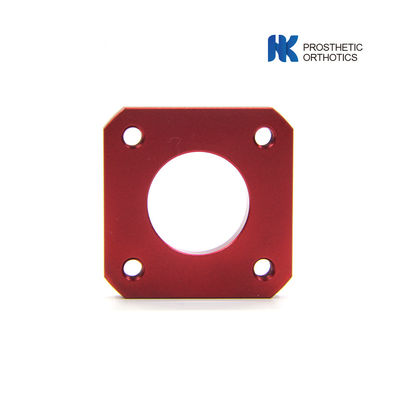 Placa de tomada de alumínio laminado pediátrico de quatro furos