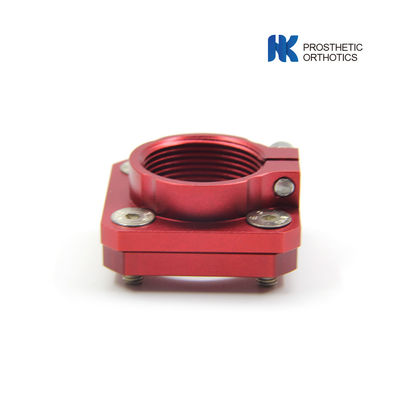 Adaptador de tomada de alumínio pediátrico protético laminado de 4 buracos