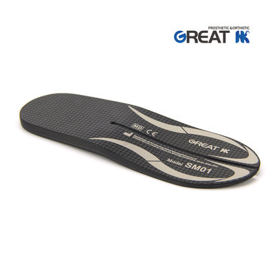 Prótese de pé de fibra de carbono leve e de alta performance